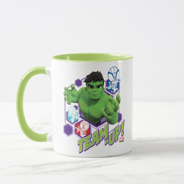 Hulk & Spidey Team "Team-Up!" Mug (Left)
