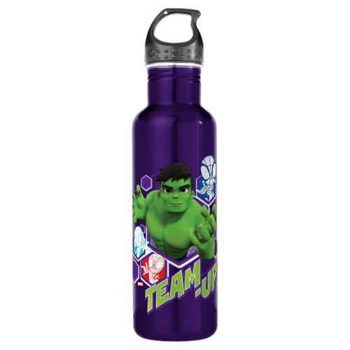 Hulk  Spidey Team Team_Up Stainless Steel Water Bottle
