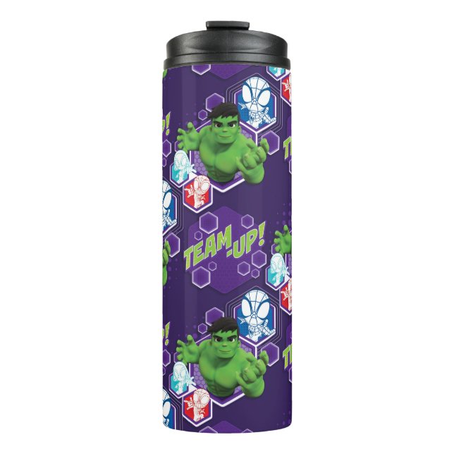 Hulk & Spidey Team "Team-Up!" Thermal Tumbler (Front)