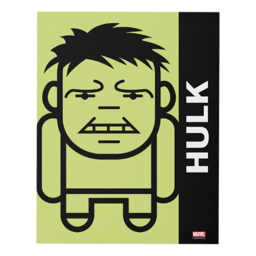 Hulk Stylized Line Art