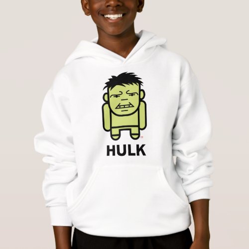 Hulk Stylized Line Art Hoodie