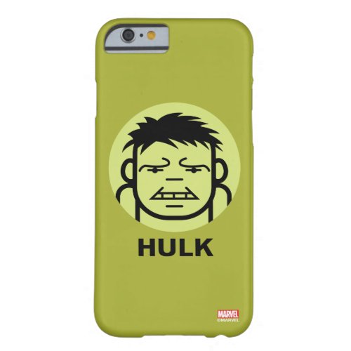 Hulk Stylized Line Art Icon Barely There iPhone 6 Case
