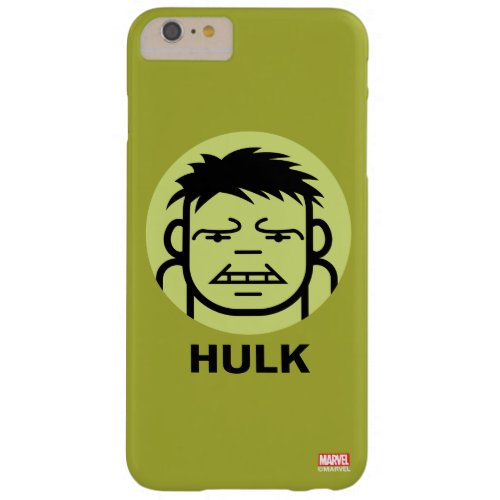 Hulk Stylized Line Art Icon Barely There iPhone 6 Plus Case