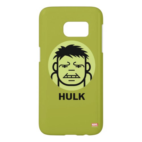 Hulk Stylized Line Art Icon Samsung Galaxy S7 Case