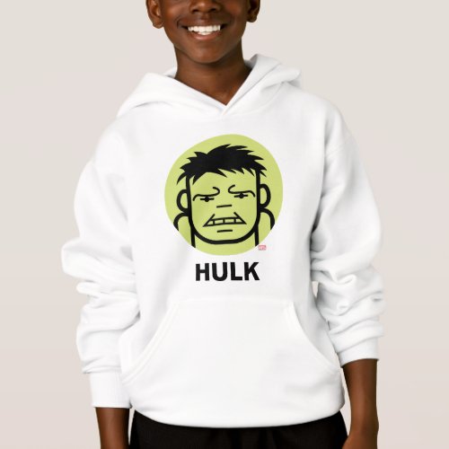 Hulk Stylized Line Art Icon Hoodie