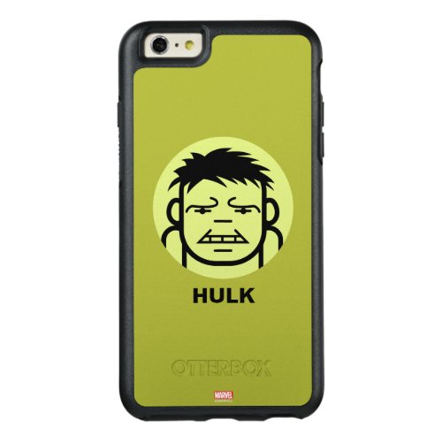 Hulk Stylized Line Art Icon OtterBox iPhone 66s Plus Case