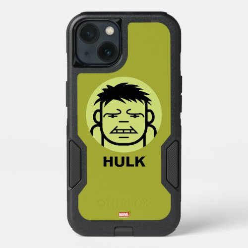 Hulk Stylized Line Art Icon iPhone 13 Case