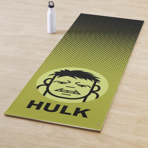 Hulk Stylized Line Art Icon Yoga Mat