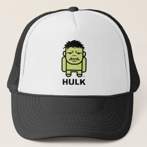 Hulk Stylized Line Art Trucker Hat