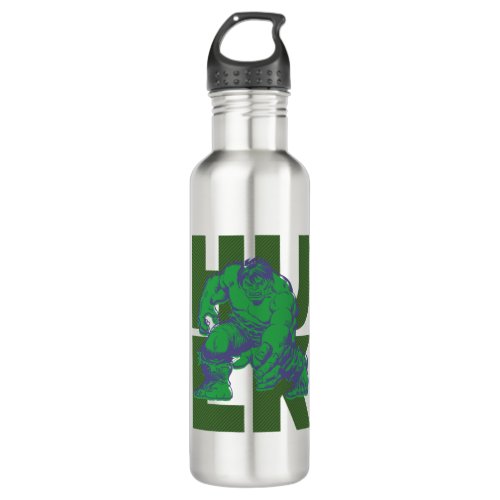 Hulk Typography Character Art Stainless Steel Water Bottle