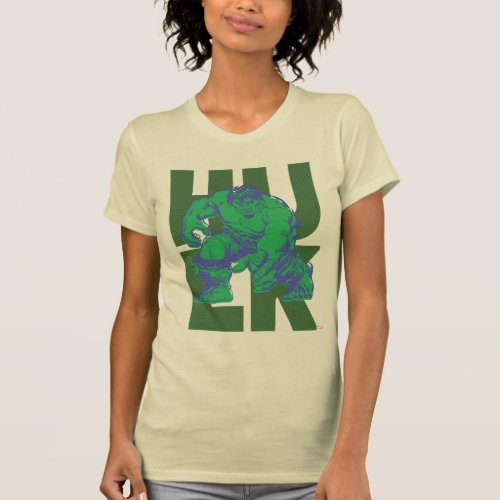 Hulk Typography Character Art T_Shirt