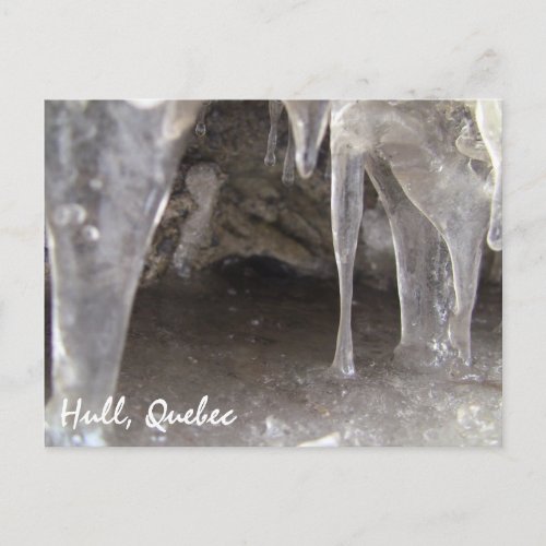 Hull Quebec Gritty Ice Caves Postcard