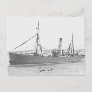 Hull trawler - Gamecock postcard