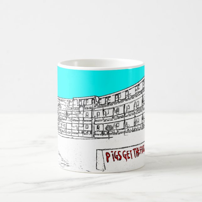 Hulme Crescents,Manchester, Coffee Mug (Center)