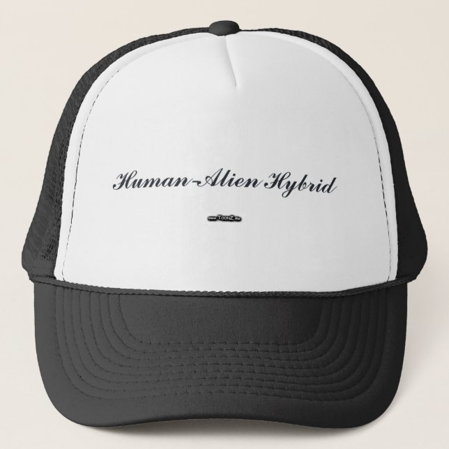 Human Alien Hybrid Trucker Hat (Front)