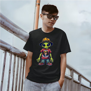 Human Alien Invasion – Funny Political Meme T-Shirt