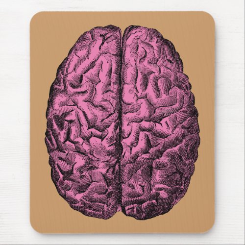 Human Anatomy Brain Mouse Pad