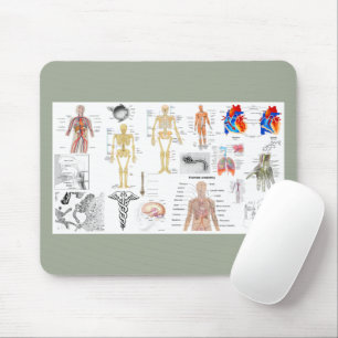 Human Anatomy Charts Mouse Pad