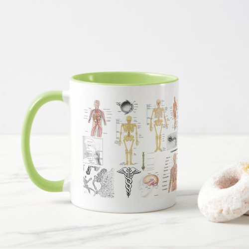 Human Anatomy Charts Mug