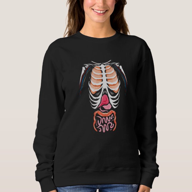 Human Anatomy Costume Halloween Sweatshirt (Front)