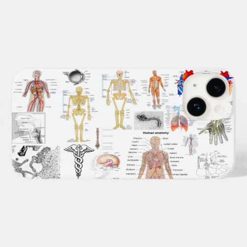 Human Anatomy Medical Chart Case_Mate iPhone 14 Case