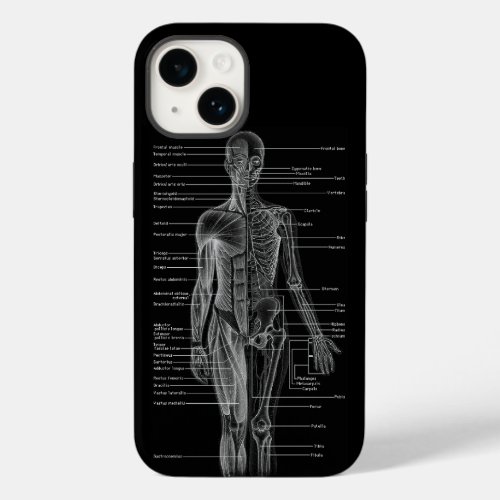 Human Anatomy Medical Charts Case_Mate iPhone 14 Case