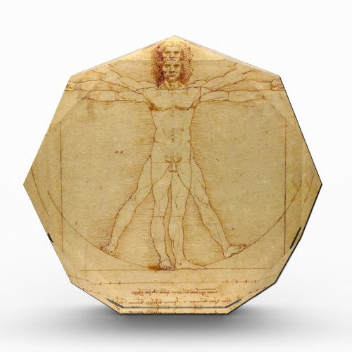 Human Anatomy Vitruvian Man by Leonardo da Vinci Award