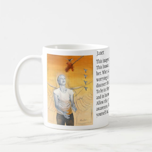 Human Angel Janet Coffee Mug (Left)