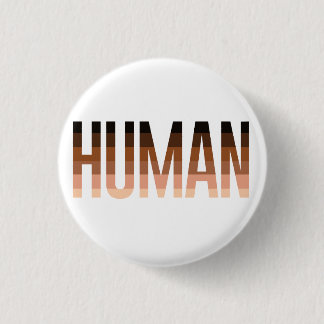 Human Anti-Racist Flag Button