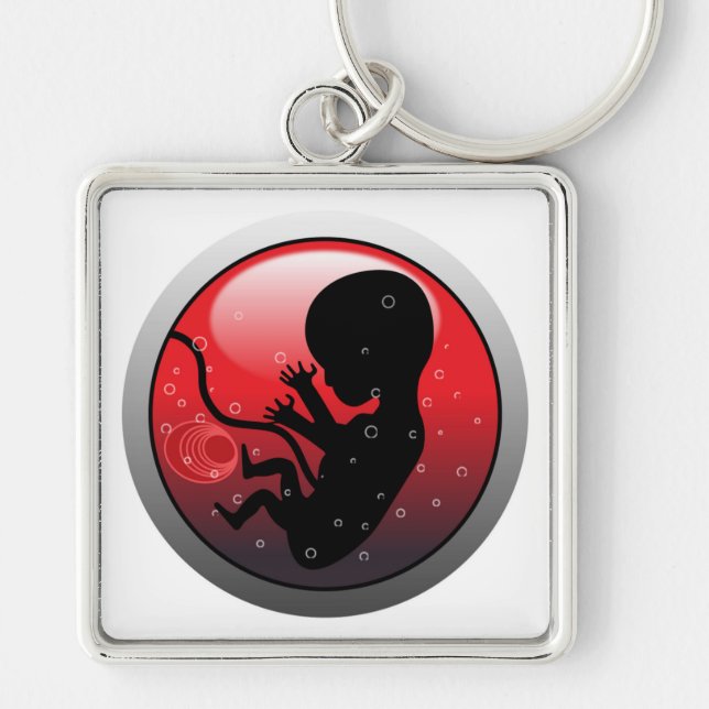 HUMAN BABY EMBRYO KEYCHAIN (Front)