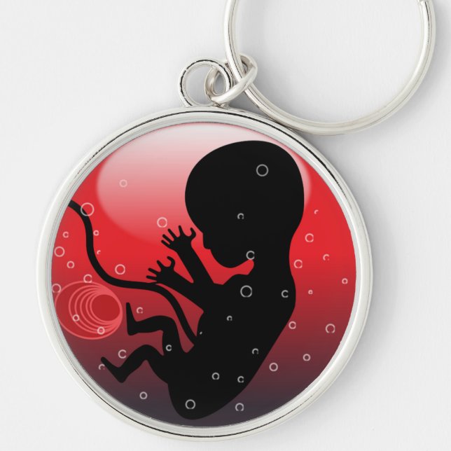 HUMAN BABY EMBRYO KEYCHAIN (Front)