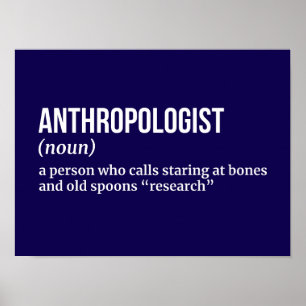 Human Behavior Researcher - Funny Definition Poster