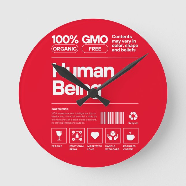 human being round clock (Front)