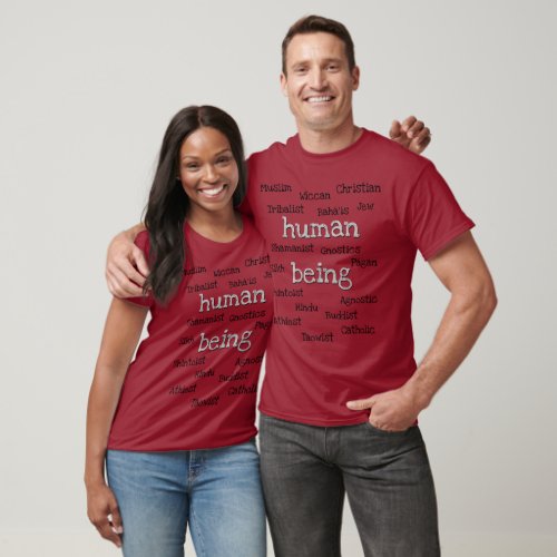 Human Being Shirt Ladys Custom Spiritual Shirts