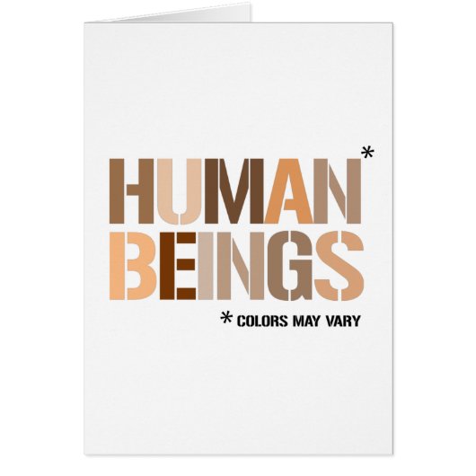 HUMAN BEINGS: Colors May Vary (Front)