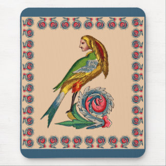  human bird mouse pad