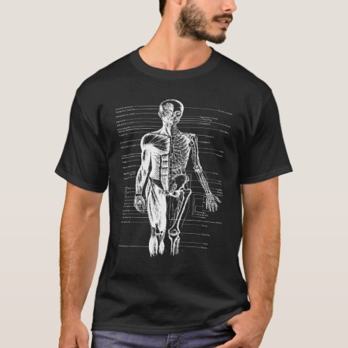 Human Body Muscle Anatomy Doctor T_Shirt