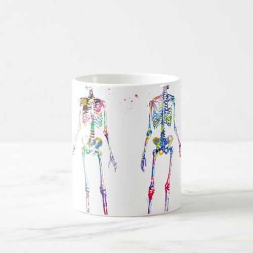 Human Body Skeleton Coffee Mug