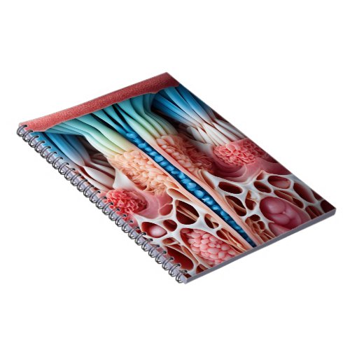 Human Body Spiral Notebook Description