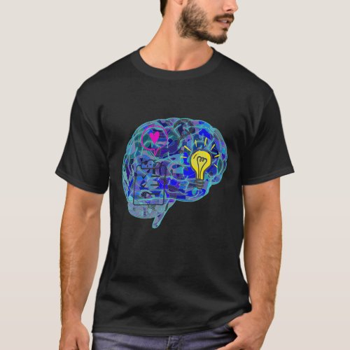 Human brain anatomy T_Shirt
