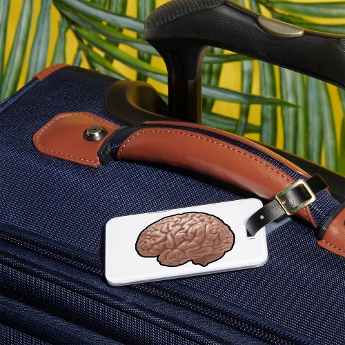 Human Brain Luggage Tags