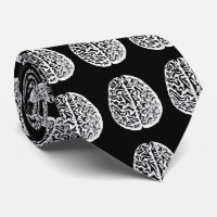 Human Brain Men's Tie on ANY CUSTOM COLOR