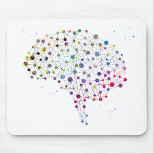 Human brain mouse pad