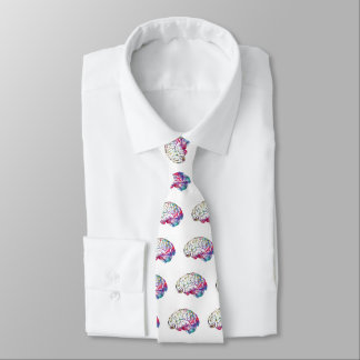 Human Brain Neck Tie
