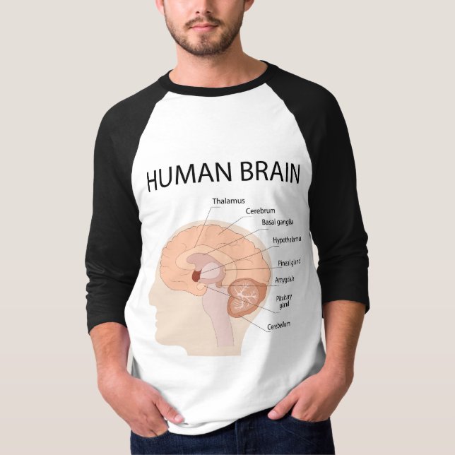 Human brain T-Shirt (Front)