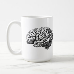 Human Brain Victorian Era Print Coffee Mug