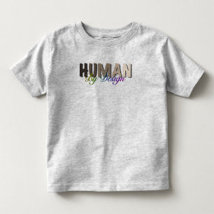 Human by Design one people one community  Toddler T-shirt