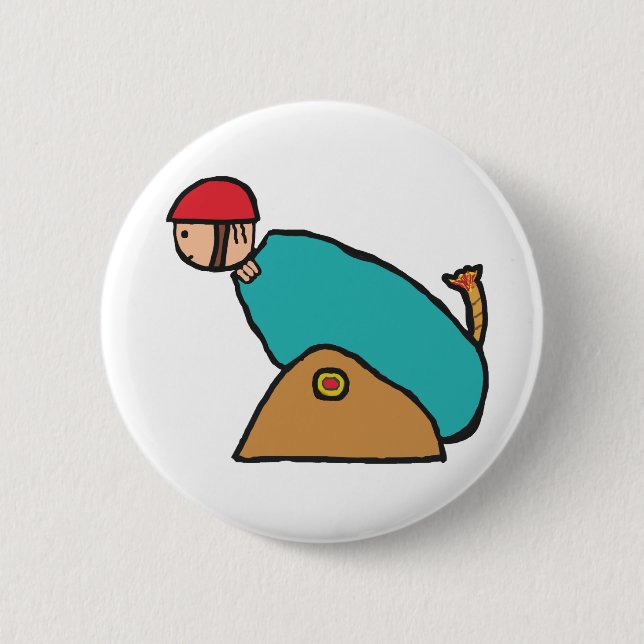 Human Cannonball Button (Front)
