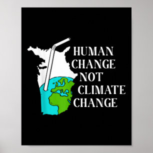 Human Climate Change Global Warming Environmental  Poster
