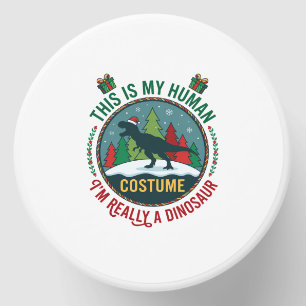 Human Costume Dinosaur Christmas Santa Hat Pine Tr Mini Candle Favors